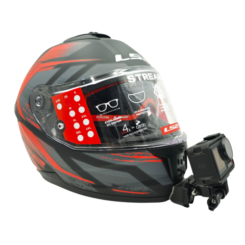 LS2 STREAM 2 Kask uyumlu chinmount aksiyon kamera çene bağlantı aparatı seti