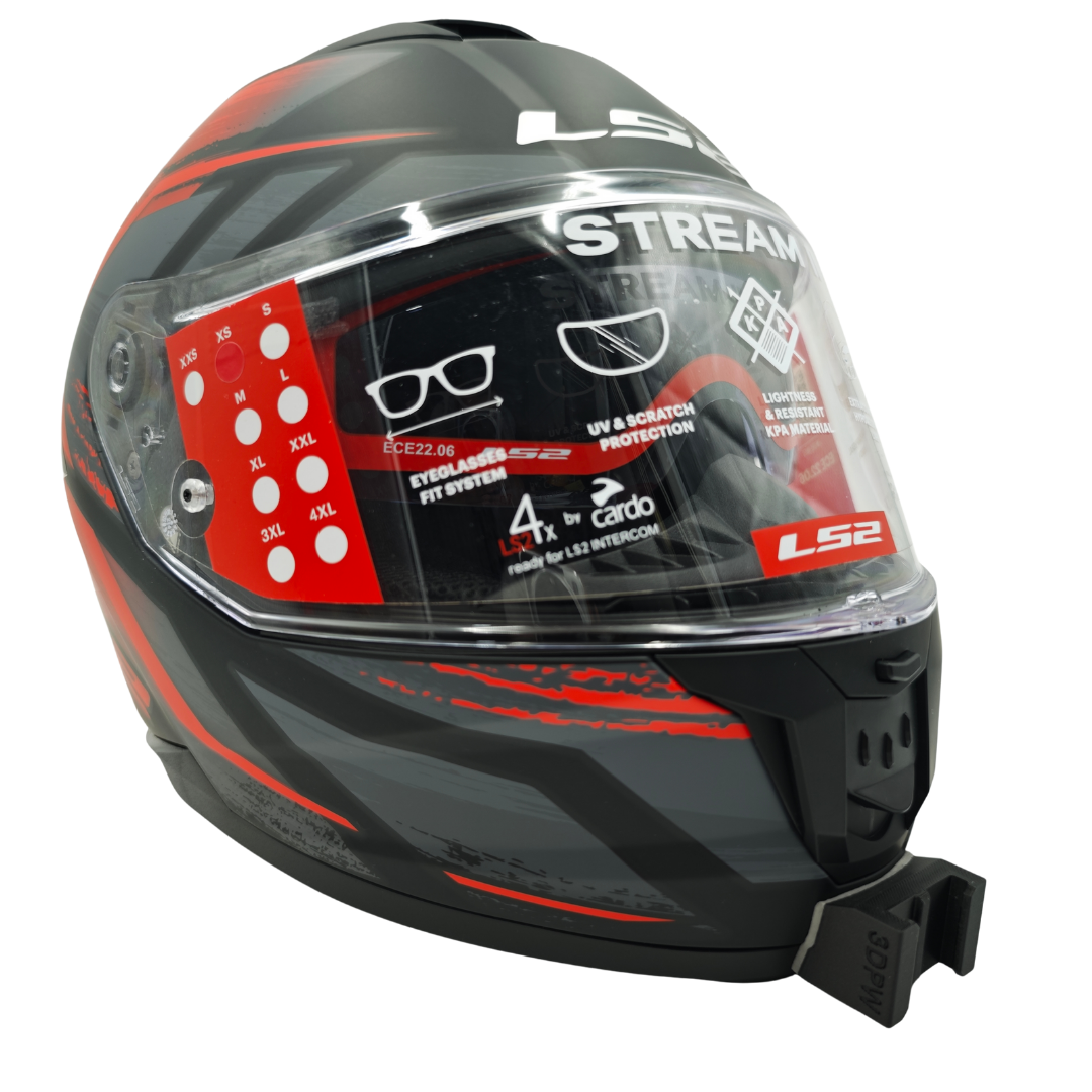 LS2 STREAM 2 Kask uyumlu chinmount aksiyon kamera çene bağlantı aparatı seti