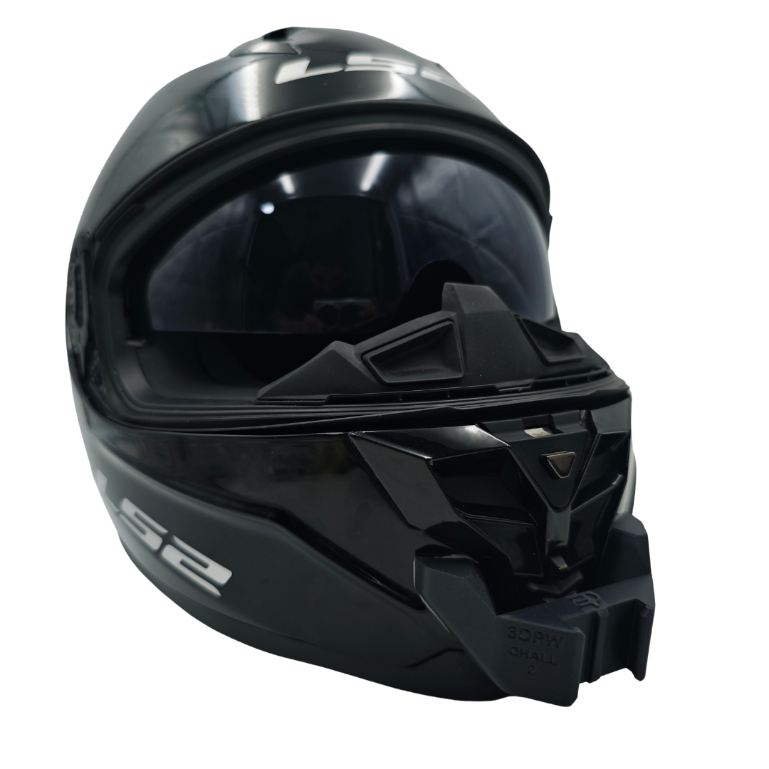 LS2 CHALLENGER 2 / CARBON 2 Kask uyumlu chinmount aksiyon kamera çene bağlantı aparatı seti