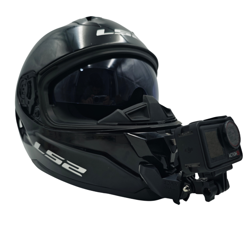 LS2 CHALLENGER 2 / CARBON 2 Kask uyumlu chinmount aksiyon kamera çene bağlantı aparatı seti