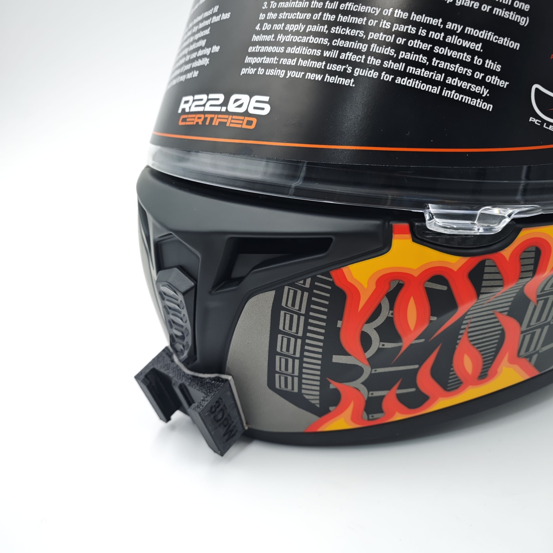 AXXIS DRAKEN Kask uyumlu chinmount aksiyon kamera çene bağlantı aparatı seti