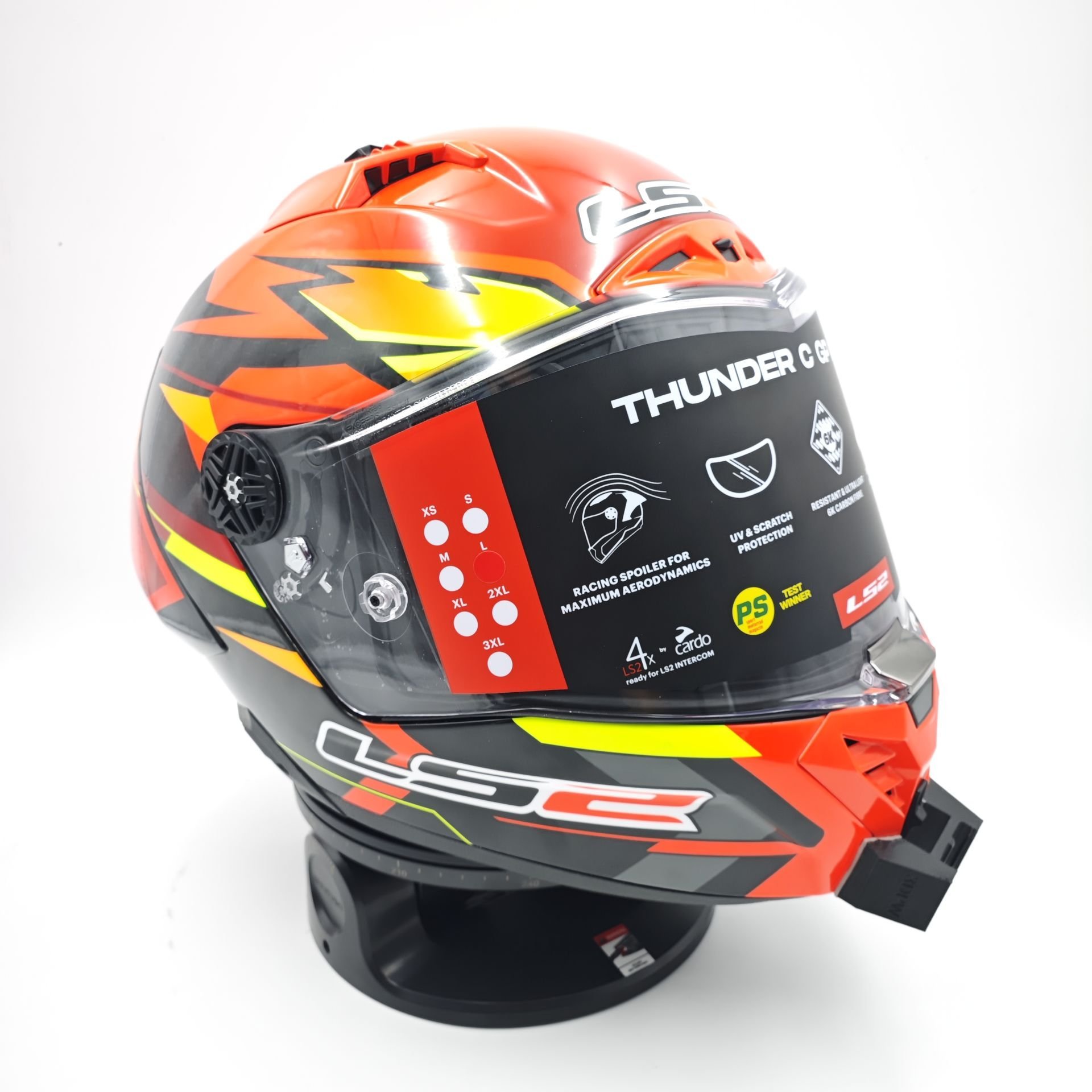 LS2 THUNDER GP Kask için chin mount aksiyon kamera çene bağlantı aparatı