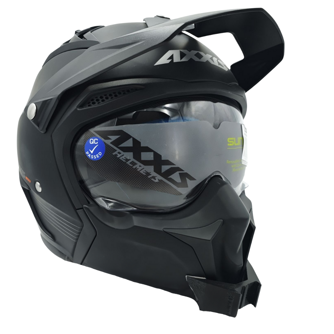AXXIS HUNTER SV Kask uyumlu chinmount aksiyon kamera çene bağlantı aparatı seti