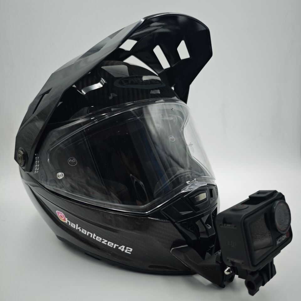 CABERG Tanami Kask uyumlu chinmount aksiyon kamera çene bağlantı aparatı seti