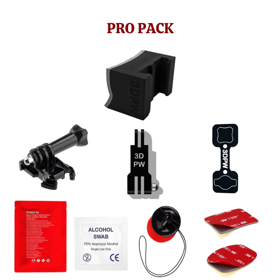 CABERG Tanami Kask uyumlu chinmount aksiyon kamera çene bağlantı aparatı seti