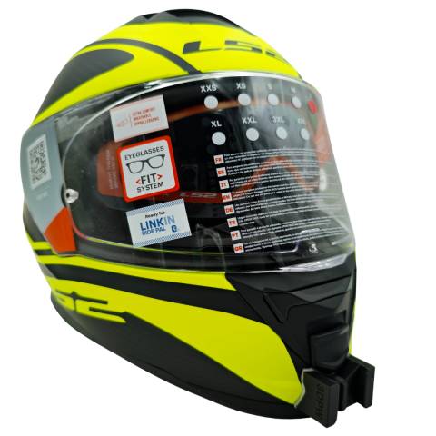 LS2 STORM 1/2 Kask uyumlu chinmount aksiyon kamera çene bağlantı aparatı seti