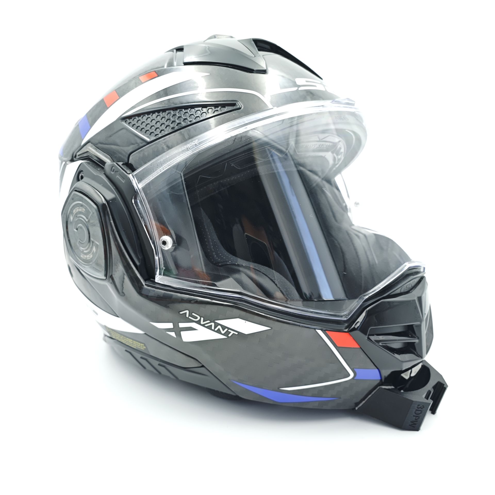 LS2 ADVANT X CARBON kask için aksiyon kamera çene bağlantı aparatı chin mount seti