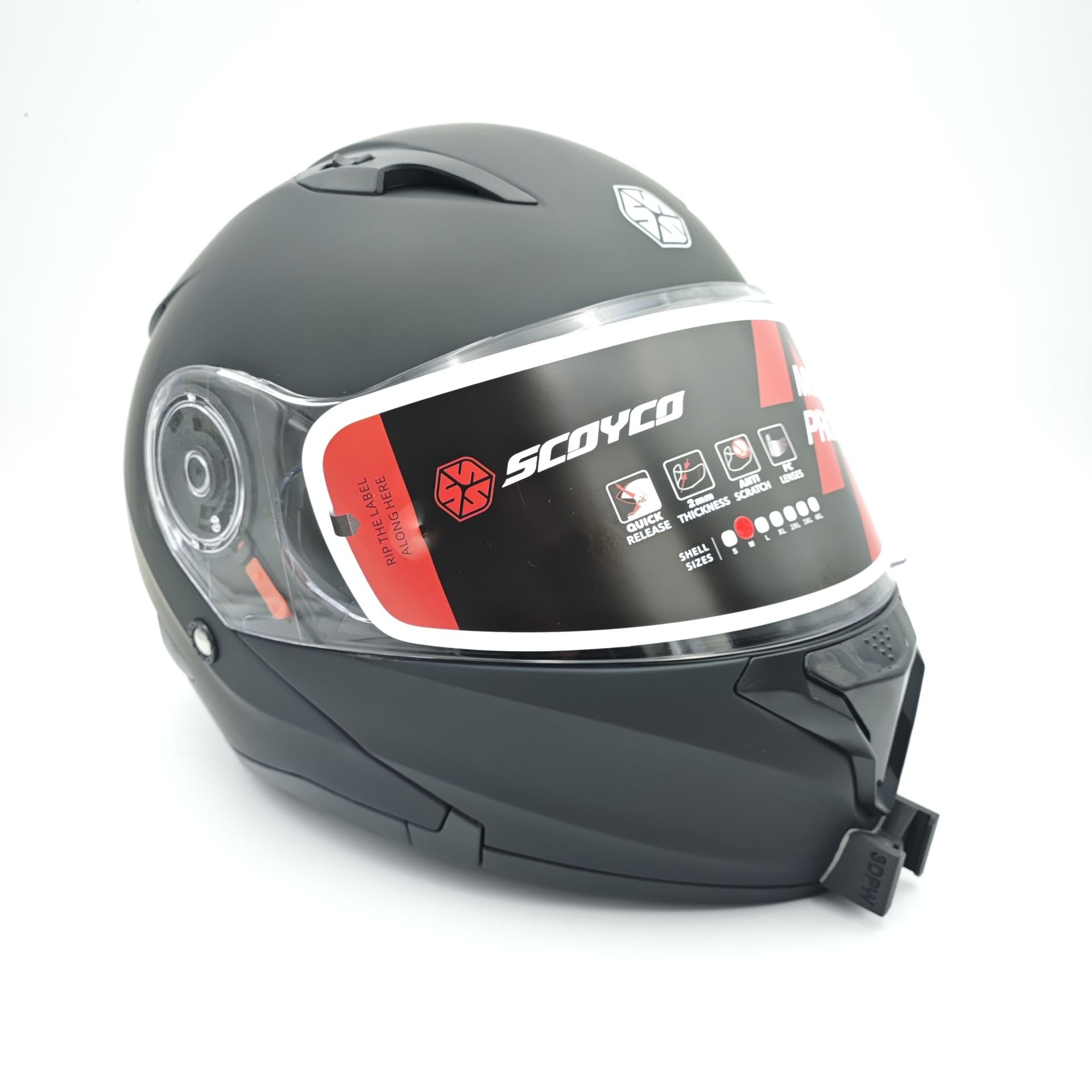 SCOYCO FF 868 Kask uyumlu chinmount aksiyon kamera çene bağlantı aparatı seti