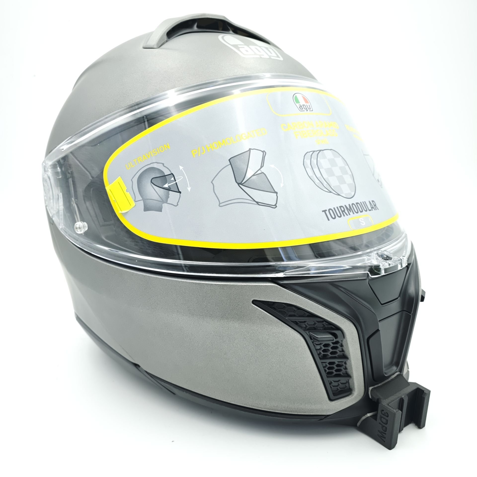 Agv Tourmodular Kask için chin mount aksiyon kamera çene bağlantı aparatı