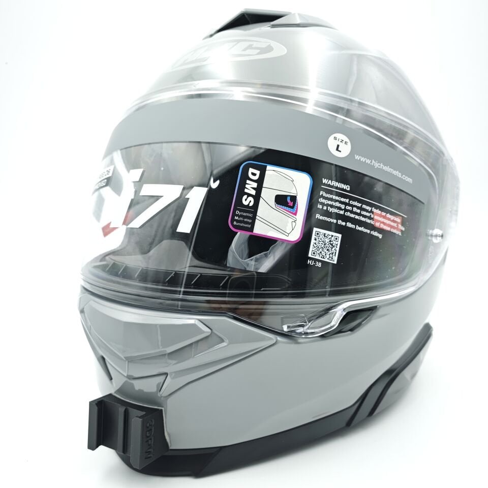 HJC i71 Kask uyumlu chinmount aksiyon kamera çene bağlantı aparatı seti