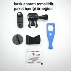 Schubert C5 Kask için chin mount aksiyon kamera çene bağlantı aparatı