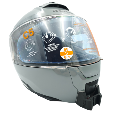 Schuberth C5 Kask uyumlu chinmount aksiyon kamera çene bağlantı aparatı seti