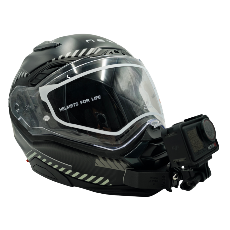 Nexx X-WST 3 Kask uyumlu chinmount aksiyon kamera çene bağlantı aparatı seti