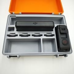Dji Osmo Action 3 / 4 / 5 Pro Aksiyon Kamera için Abs Hardcase Mic 1/2 uyumlu