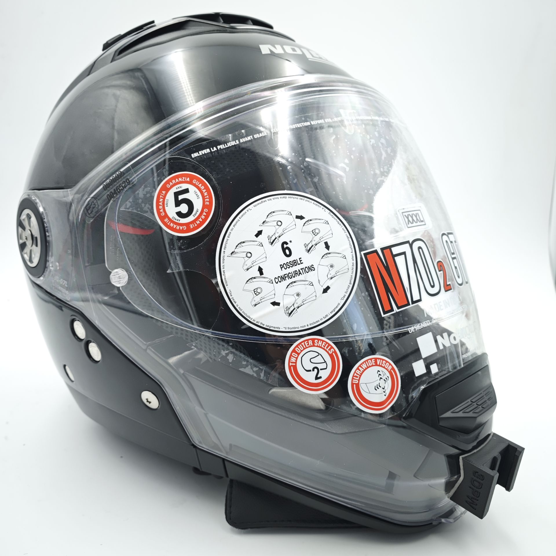 NOLAN N70.2 GT Kask için chin mount aksiyon kamera çene bağlantı aparatı