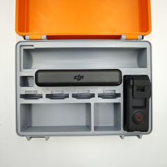 Dji Osmo Action 3 / 4 / 5 Pro Aksiyon Kamera için Abs Hardcase Mic Mini uyumlu