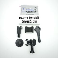Airoh Twist 2.0 Kask için chin mount aksiyon kamera çene bağlantı aparatı