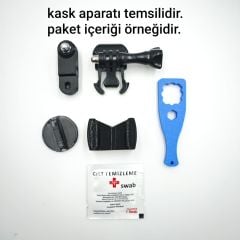 SCHUBERT C4 / C4 PRO Kask için chin mount aksiyon kamera çene bağlantı aparatı