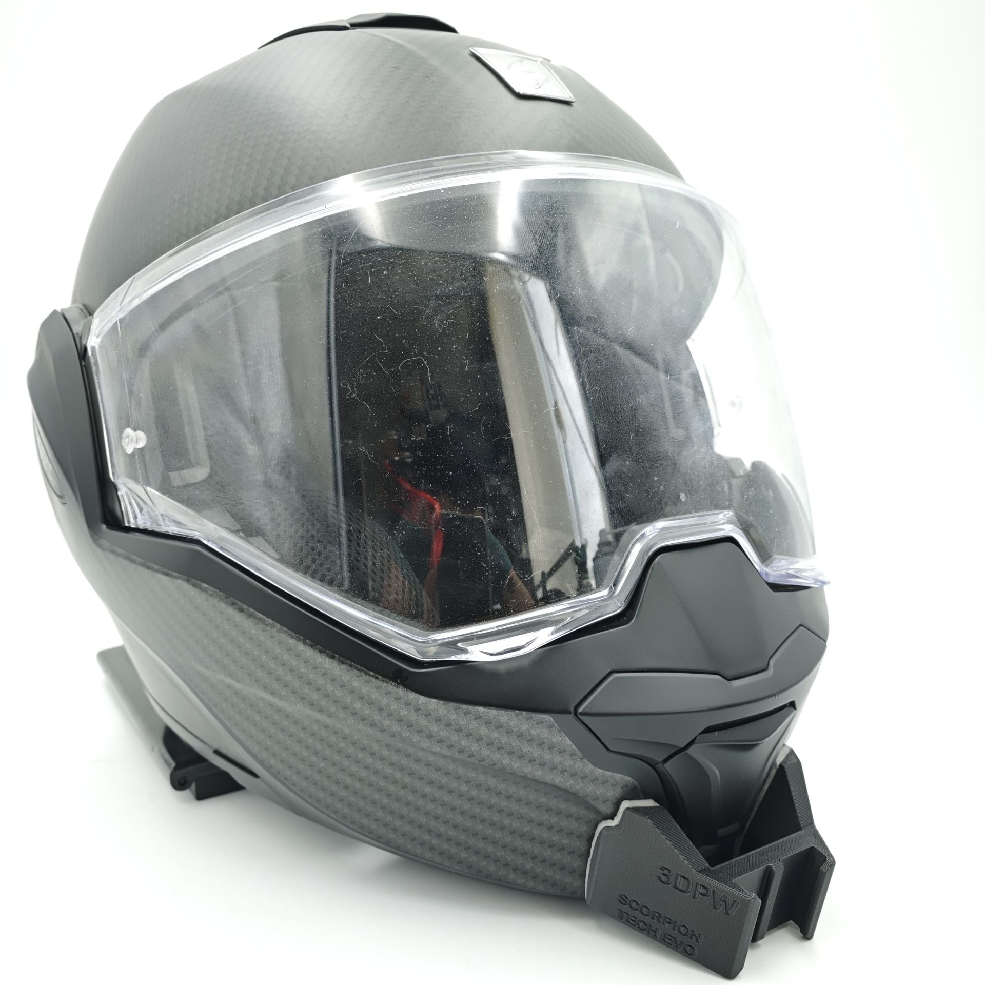 SCORPION EXO TECH EVO / EVO PRO  Kask uyumlu chinmount aksiyon kamera çene bağlantı aparatı seti