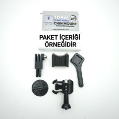 SHOEI QWEST Kask için chin mount aksiyon kamera çene bağlantı aparatı