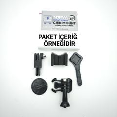 AXXIS HAWK Kask için chin mount aksiyon kamera çene bağlantı aparatı