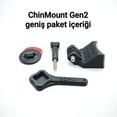 SHOEI GLAMSTER Kask için chin mount aksiyon kamera çene bağlantı aparatı