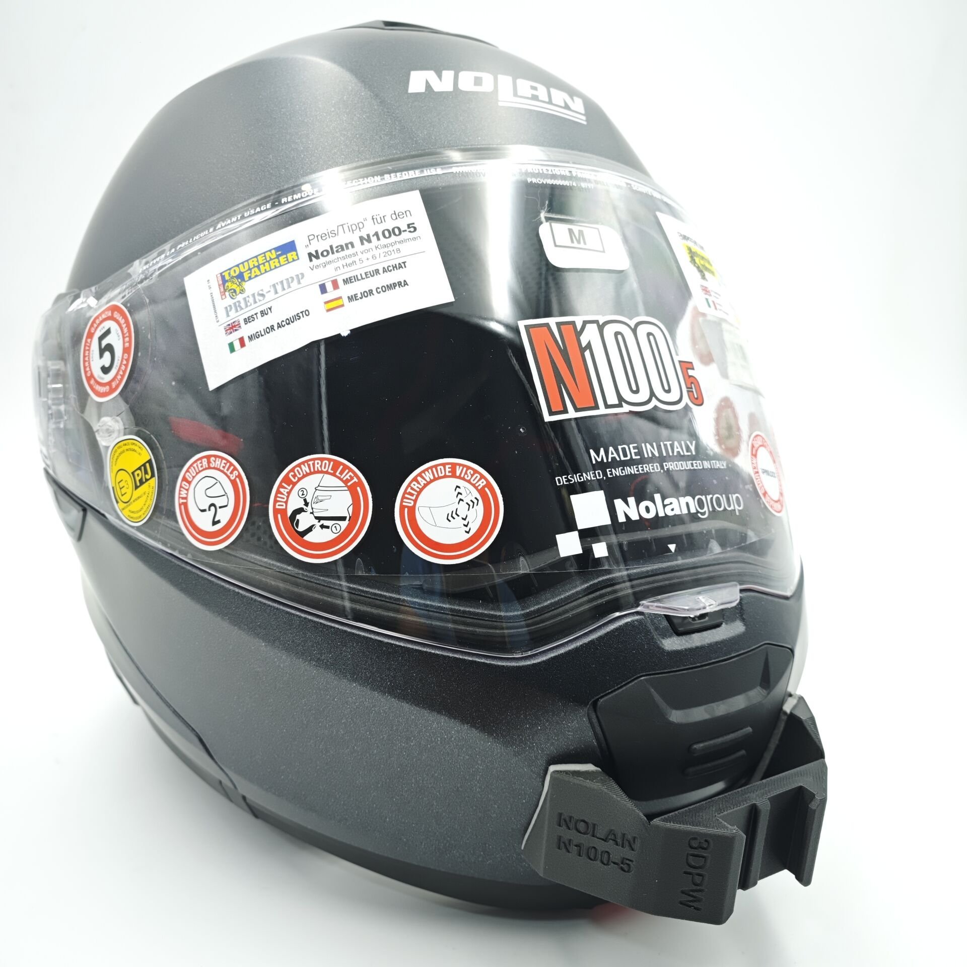 NOLAN N100-5 Kask için chin mount aksiyon kamera çene bağlantı aparatı