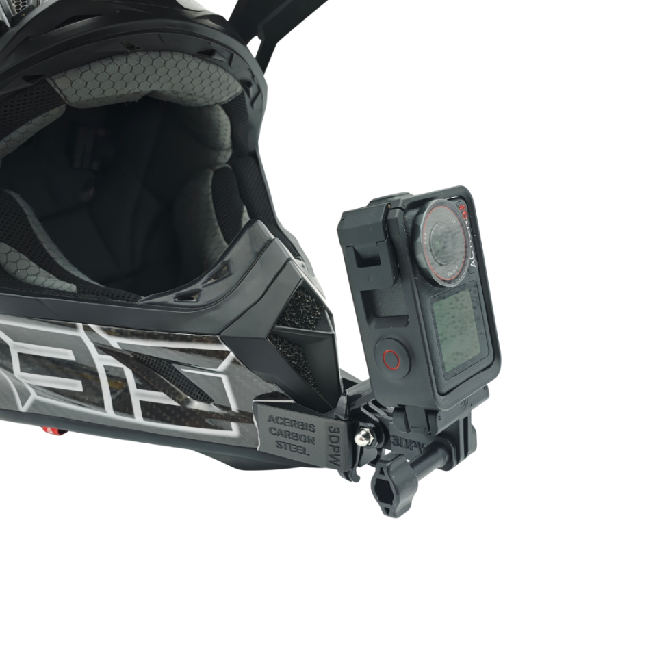 ACERBIS Carbon Steel Kask uyumlu chinmount aksiyon kamera çene bağlantı aparatı seti
