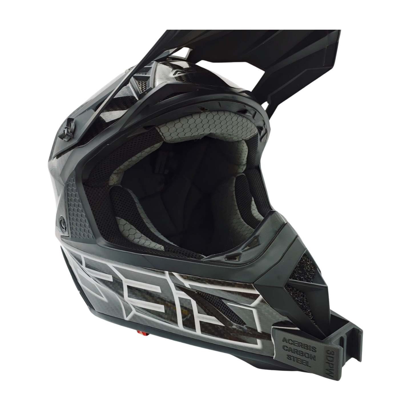 ACERBIS Carbon Steel Kask uyumlu chinmount aksiyon kamera çene bağlantı aparatı seti