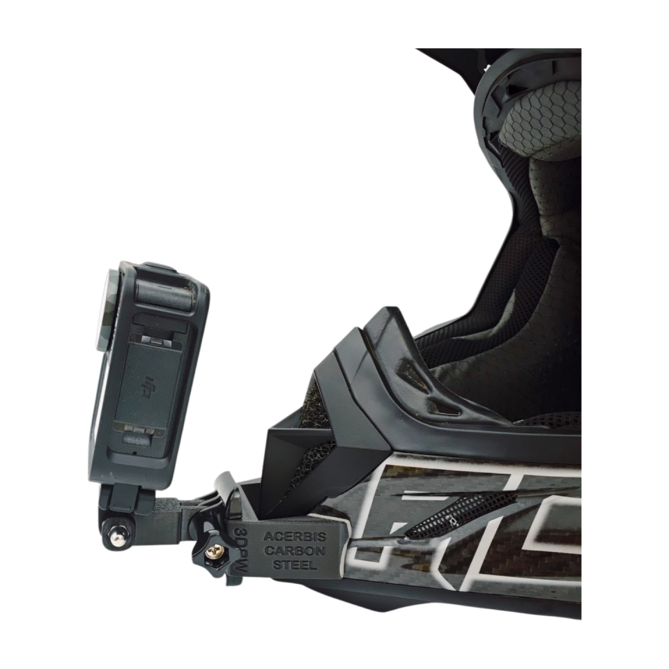 ACERBIS Carbon Steel Kask uyumlu chinmount aksiyon kamera çene bağlantı aparatı seti