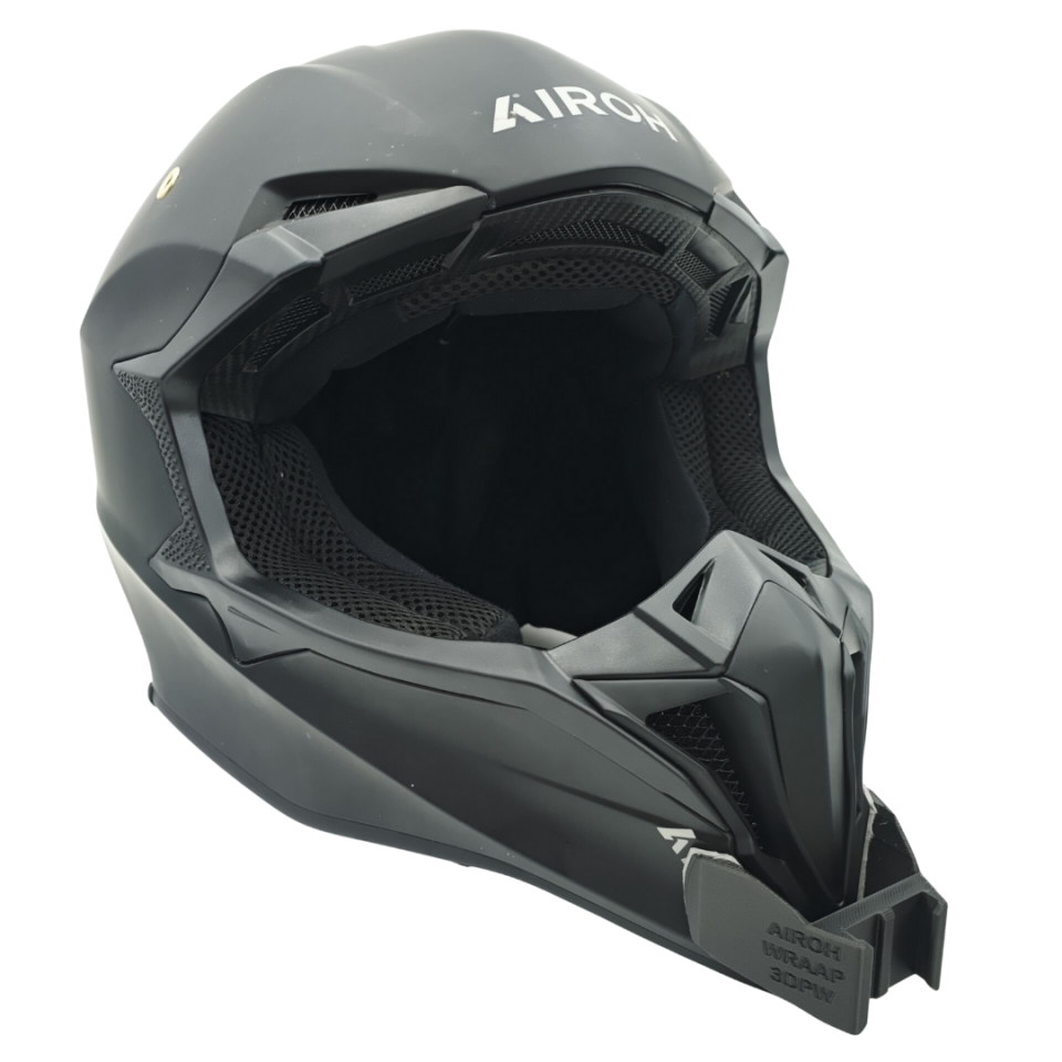 Airoh Wraap Kask uyumlu chinmount aksiyon kamera çene bağlantı aparatı seti