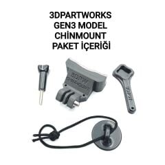 TORC T1 Kask için chin mount aksiyon kamera çene bağlantı aparatı