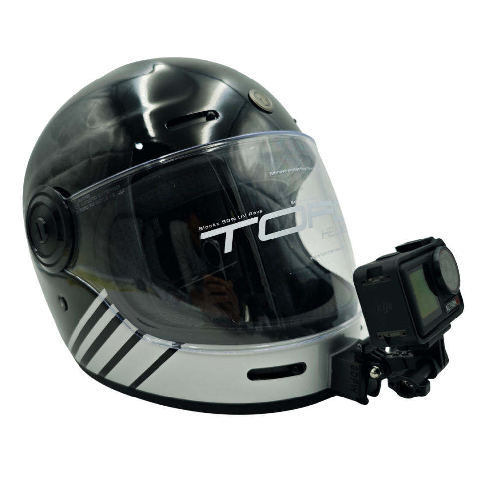 TORC T-1 Kask uyumlu chinmounts aksiyon kamera çene bağlantı aparatı seti