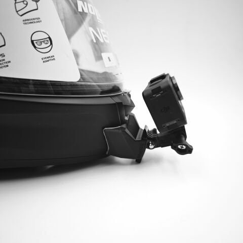 NOLAN N60.6 Kask uyumlu chinmount aksiyon kamera çene bağlantı aparatı seti