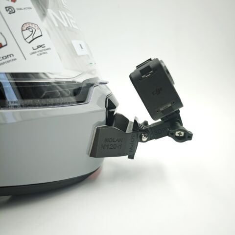 NOLAN N120-1 Kask uyumlu chinmount aksiyon kamera çene bağlantı aparatı seti