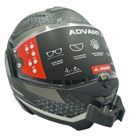LS2 ADVANT 2 Kask uyumlu chinmount aksiyon kamera çene bağlantı aparatı seti