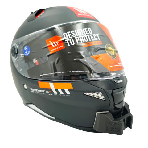 MT HELMETS REVENGE 2 Kask uyumlu chinmount aksiyon kamera çene bağlantı aparatı seti