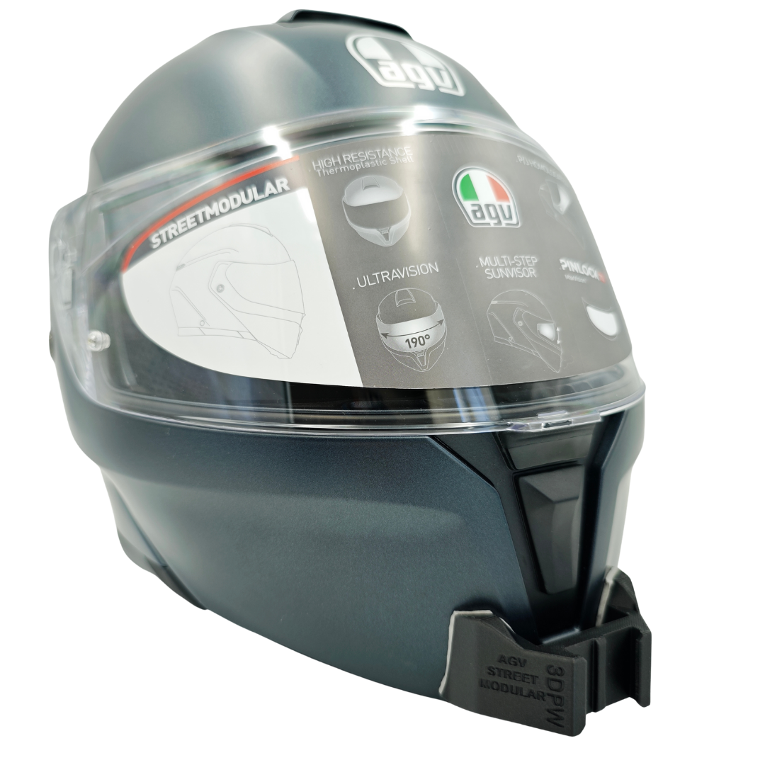 Agv Streetmodular Kask uyumlu chinmount aksiyon kamera çene bağlantı aparatı seti