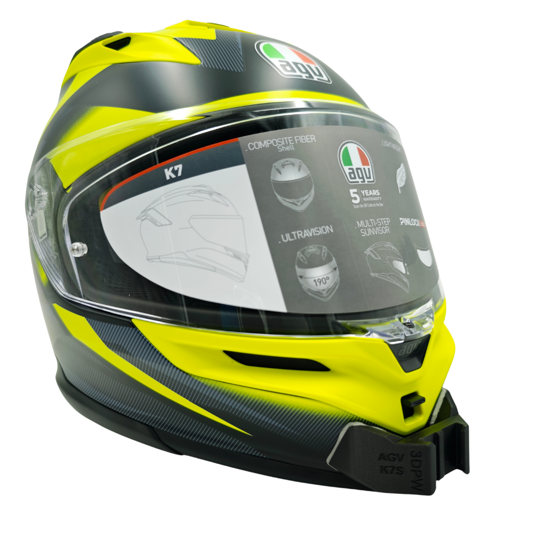 Agv K7 Kask uyumlu chinmount aksiyon kamera çene bağlantı aparatı seti