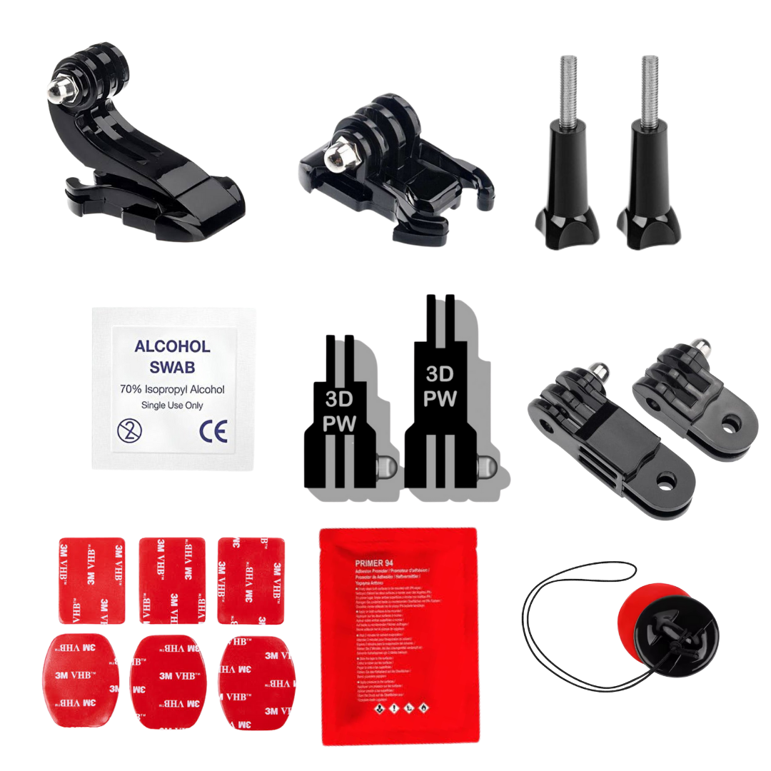 Aksiyon Kamera Chinmounts PRO aksesuar paketi