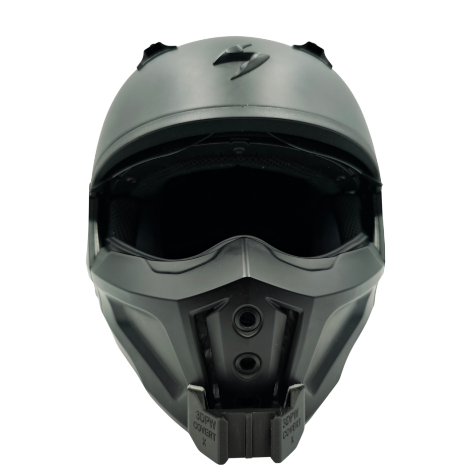 SCORPION COVERT X Kask uyumlu chinmount aksiyon kamera çene bağlantı aparatı seti