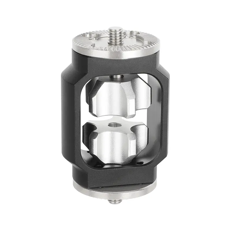 CAMVATE ARRI Tarzı Rozet Montaj Uzatma Adaptörü (Çift M6 Erkek Vida)