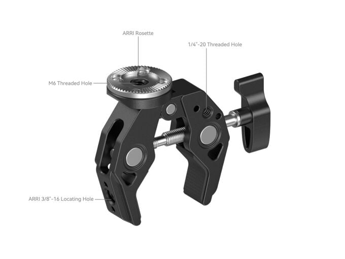 SmallRig 4249 ARRI Rosette Montajlı Süper Clamp
