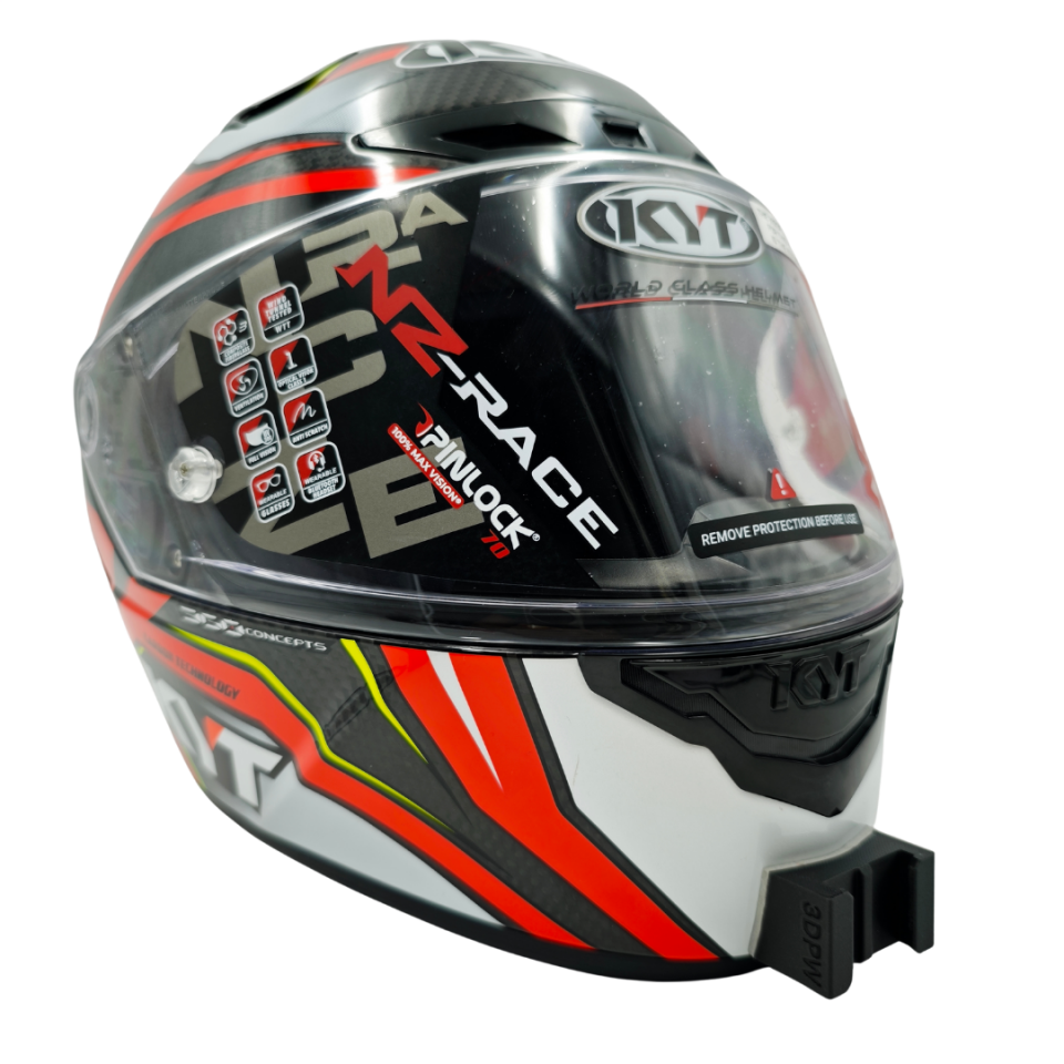 KYT NZ-RACE CARBON Kask uyumlu chinmount aksiyon kamera çene bağlantı aparatı seti