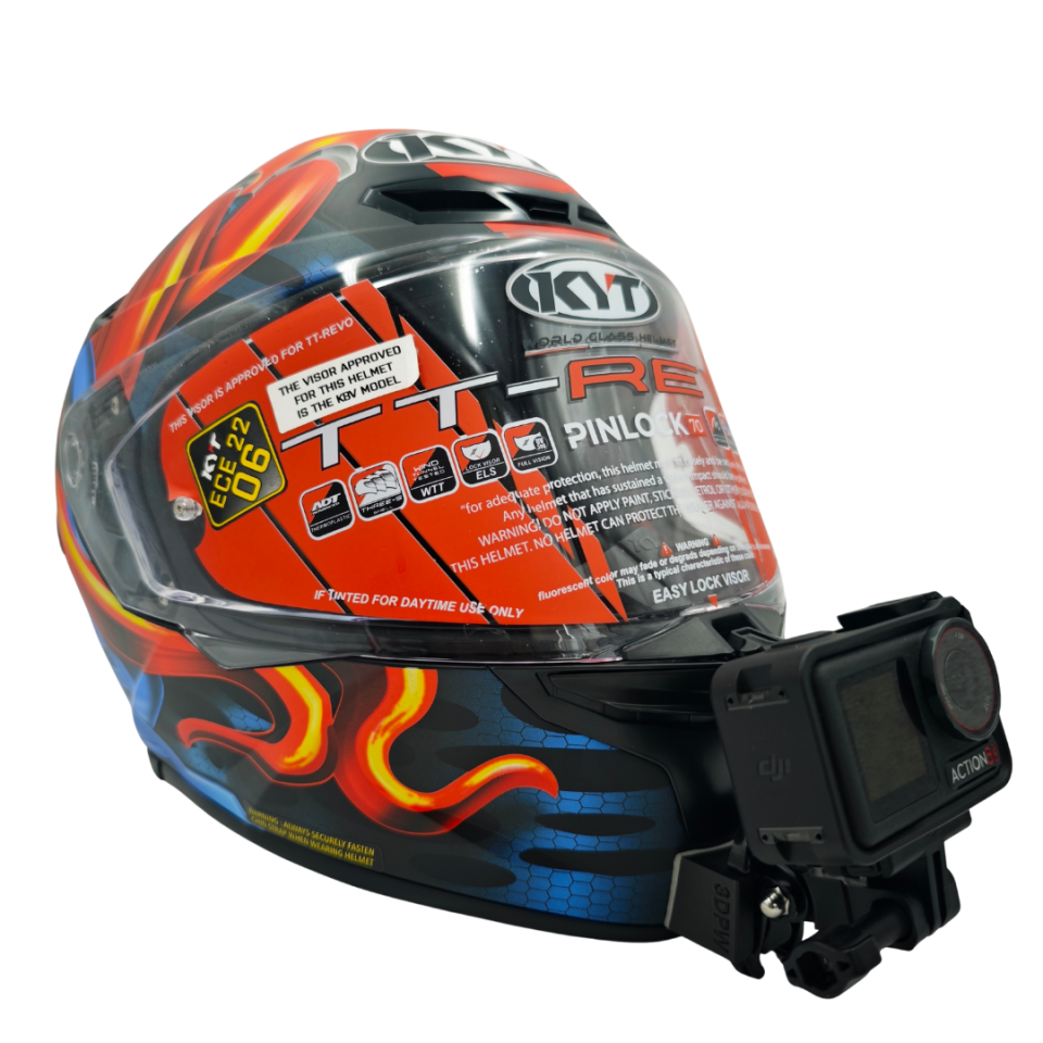 KYT TT-REVO Kask için chinmount aksiyon kamera çene bağlantı aparatı seti