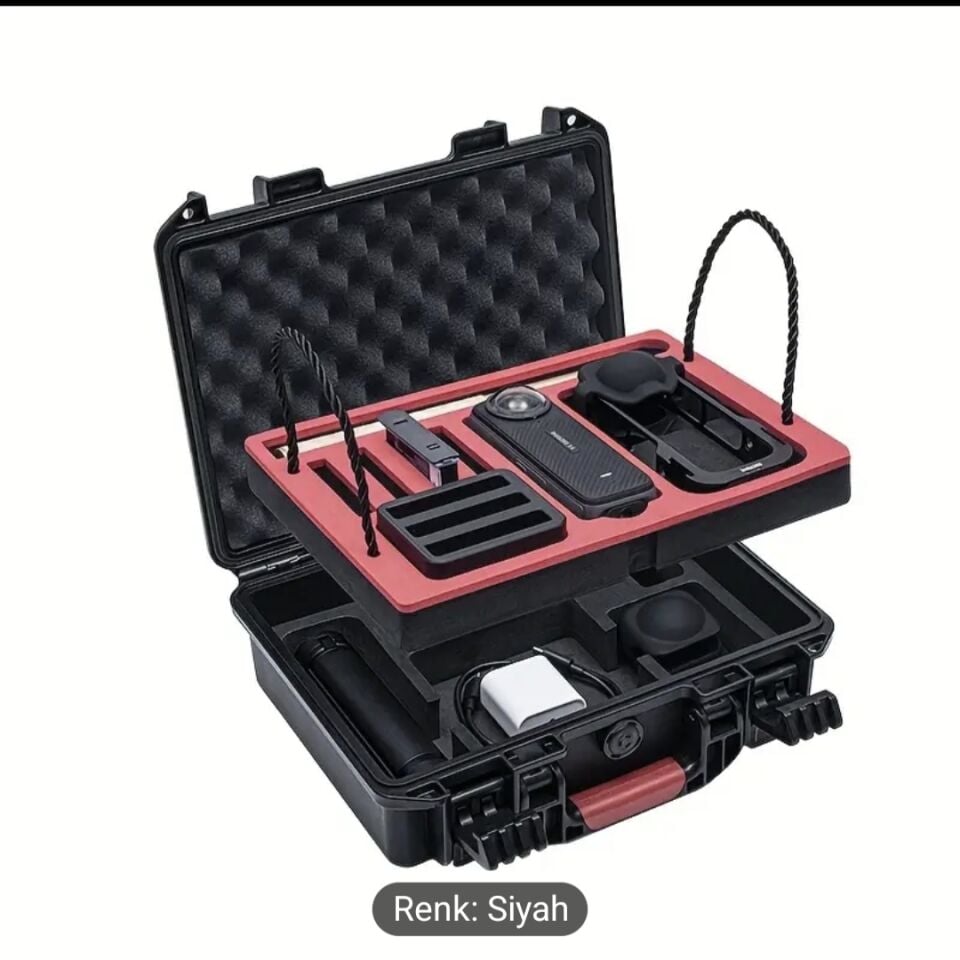 Insta360 X4 X5 aksiyon kamera için su geçirmez abs hardcase