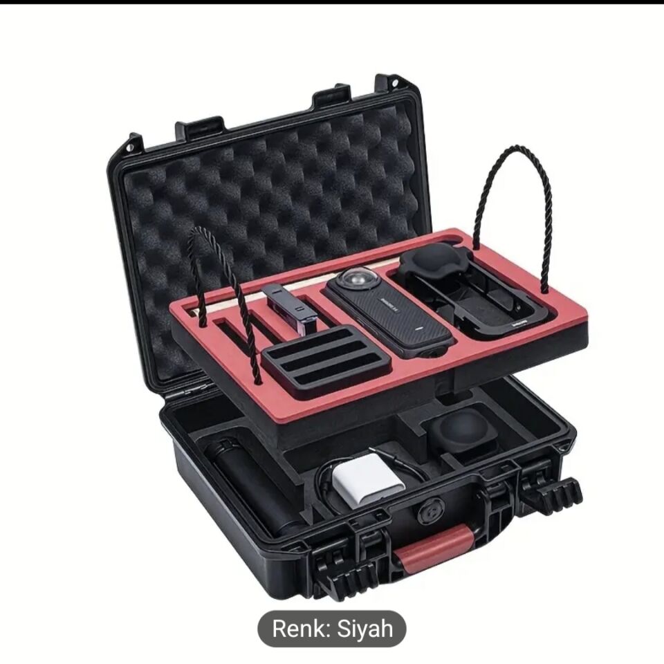 Insta360 X4 X5 aksiyon kamera için su geçirmez abs hardcase