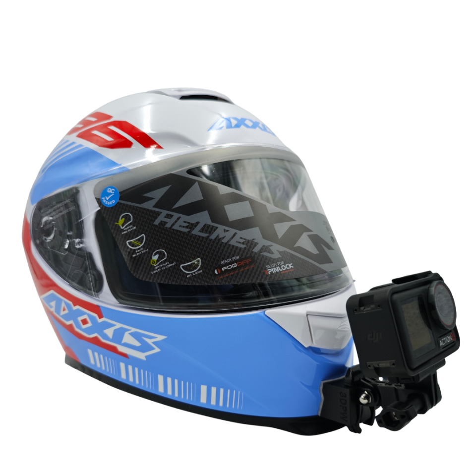 AXXIS EAGLE SV Kask uyumlu chinmount aksiyon kamera çene bağlantı aparatı seti