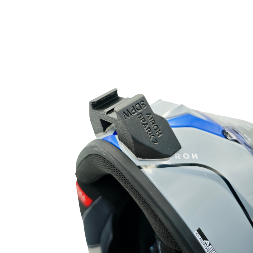 Airoh Spark 2 Kask uyumlu chinmount aksiyon kamera çene bağlantı aparatı seti