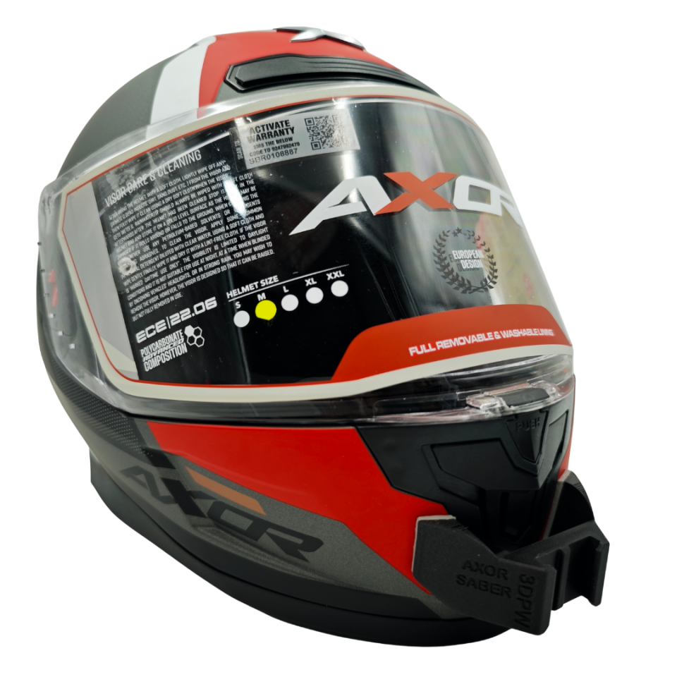 Axor Saber Kask uyumlu chinmount aksiyon kamera çene bağlantı aparatı seti